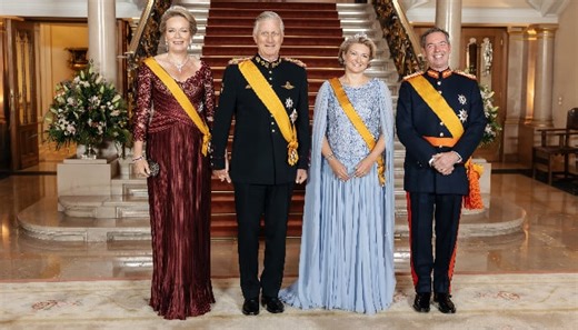 Belgium welcomes Luxembourg’s new royals in touching reunion