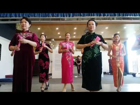 CHINESE DANCERS performing to WELCOME in CHRISTMAS and THE CHINESE NEW YEARS soon to Come