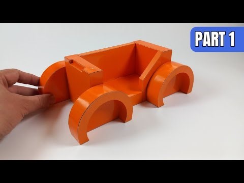 Micro City Car | DIY Cardboard model (Part 1)
