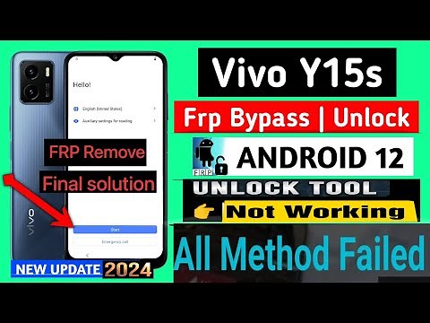 vivo Y15s v2120 frp bypass unlock tool failed all method failed Final solution