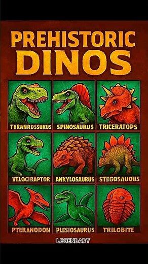 THE MOST PREHISTORIC CREATURES...