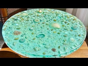 Epoxy Resin Beach Table Top