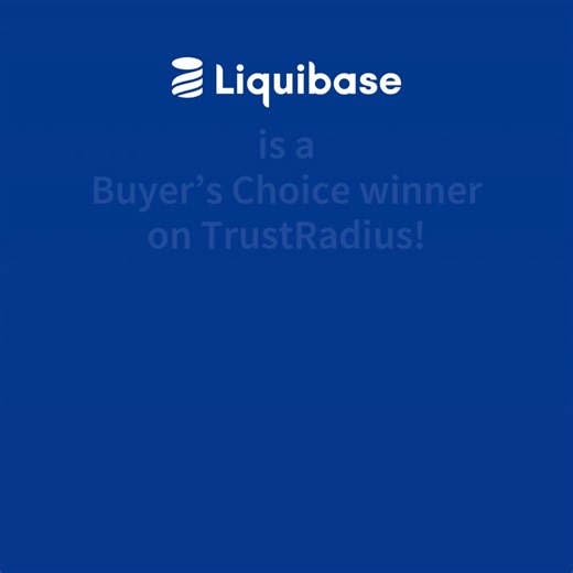 Liquibase on Instagram: "🎉 This just in! 🏆 Liquibase has won the 2026 Buyer's Choice Award for best capabilities, value, and customer relationships on @TrustRadius. Here is a huge thanks to our amazing customers who made this possible! 🙌 We are officially a 2026 Buyer’s Choice Award winner, and couldn’t be more proud of all the hard work our team puts into creating the best customer experiences."