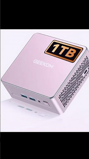 GEEKOM AI A7 MAX Mini PC (2026) – Ryzen 9 7940HS, 16GB DDR5, 1TB SSD, Radeon 780M, 8K USB4 Beast!