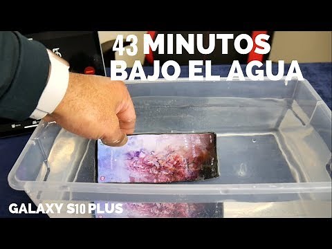 Samsung Galaxy S10+ Bajo el Agua por 43 Minutos