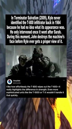 The T-800 vs T-600 Power Gap Is Insane 😳 #shorts #terminator #viral #moviedetails #fyp