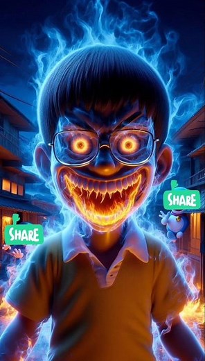 When the Jinn Screams at Azan – Doraemon & Nobita Horror Story | Scary Village Mystery
