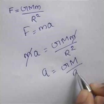 Derivation of acceleration due to Gravity/Plus one Physics/ Gravitation.