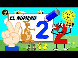 EL NÚMERO DOS 2 🌀 APRENDE A CONTAR / ESCRIBIR EL 2 / VIDEOS EDUCATIVOS PARA NIÑOS.