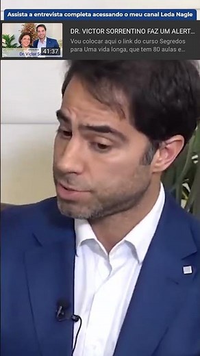 DR. VICTOR SORRENTINO FAZ UM ALERTA!