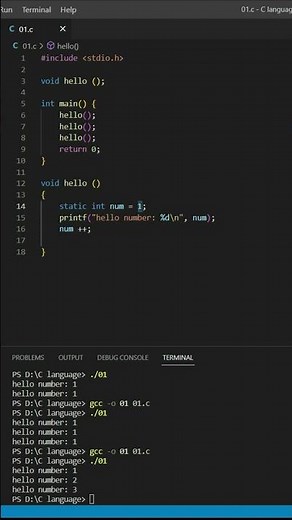 "C Programming Tutorial: Mastering Static Variables in C Language for Efficient Programming"