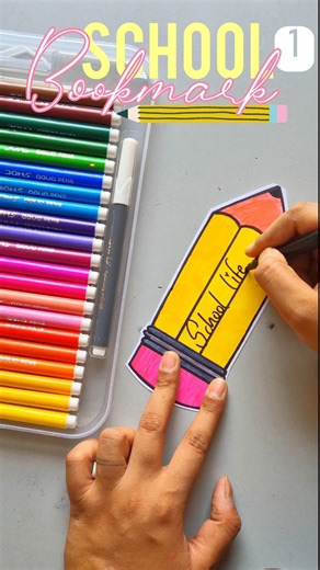Ep 1 School bookmark #bookmark #diy #ytshorts #craft #shorts #viral #viralshort #trending #foryou