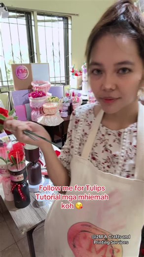 my tutorials napo sa #tulips #fuzzywire #flower visit nyo nalang tiktok koh 😊 lavvvvyahhh!