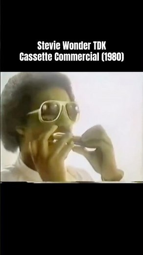 Stevie Wonder TDK cassette commercial (1980)