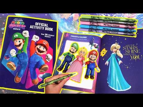 The Super Mario GALAXY Movie Activity Book: Coloring, Games, Stickers