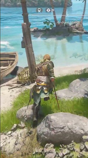 Assassin's Creed Black Flag Resynced Andreas Island Secret Treasure Get Ultimate Harpoon Strength
