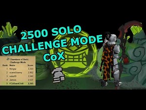 Loot From 2500 Solo Challenge Mode CoX
