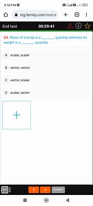 8:58 PM T4G91仑stg.lernity.com/test/e63End test00:29:41... | Filo
