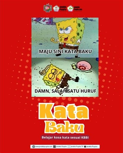 mengenal kata baku