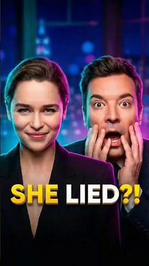 Did Emilia Clarke fool Jimmy Fallon? 🤣 #fallontonight