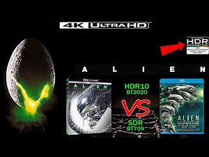 #Alien 1979 4K UHD HDR vs 1080p BluRay SDR 100nits #TRUE_DIFFERENCE #WATCH_IN_HDR
