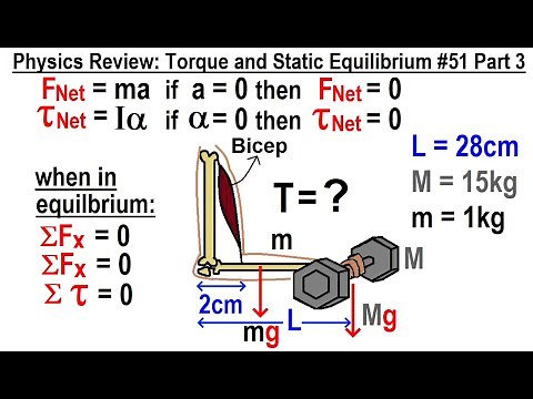 Physics Review: Torque and Static Equilibrium #51 Part 3