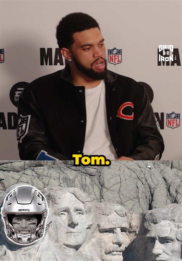 Caleb Williams builds his All-Time QB Mount Rushmore 👀 #nfl #football #calebwilliams #nflfootball