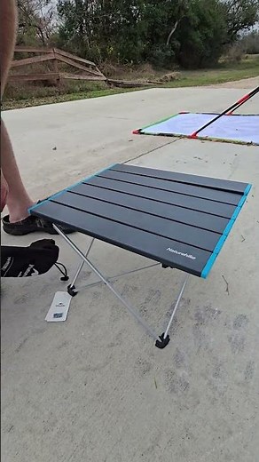Naturehike Portable Folding Camping Table Lightweight aluminum alloy design sets up in seconds and