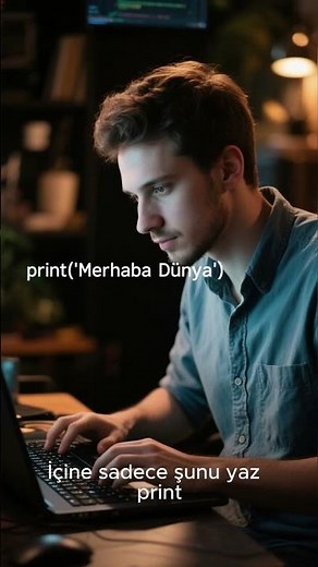 Python Eğitim Serisi - İlk Kod "Merhaba Dünya"