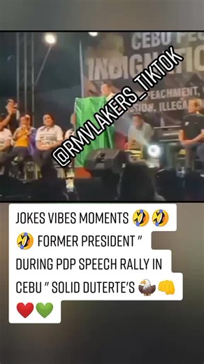 Duterte's Humorous Moments at Cebu PDP Speech Rally