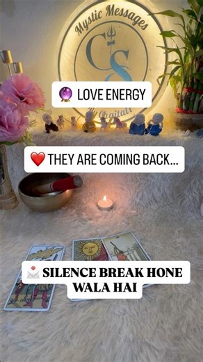 Kabhi kabhi connection khatam nahi hota…bas silence aa jata hai. ❤️❤️#tarotreading #loveguidance