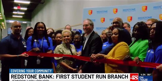Redstone Federal Credit Union opens student-run branch inside Huntsville City Schools
