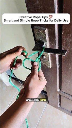 Creative Rope Tips 💯 | Smart and Simple Rope Tricks for Daily Use