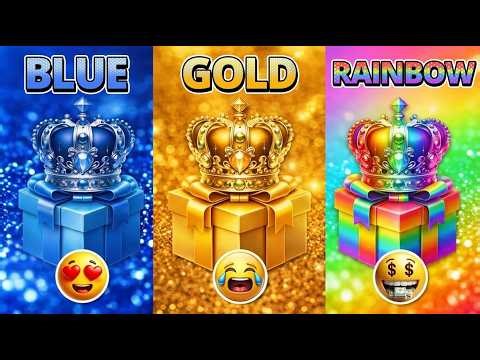 Would You Rather - Gift 🎁GOLD ⭐ BLUE 💙RAINBOW🌈 | The Quiz Nova
