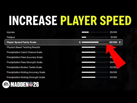 Madden 26: How to Increase Player Speed (Step By Step)