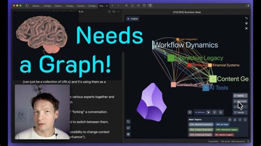 Why Your Second Brain Needs a Graph to Produce Insights | InfraNodus