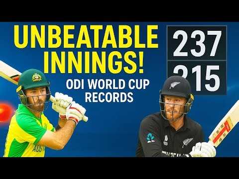 🏏 Top 20 Highest Individual Scores in ODI Cricket History | Unbelievable Cricket Records!
