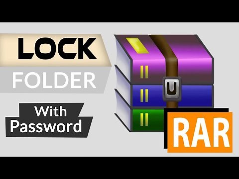 How to lock a folder or file with password using WinRAR software