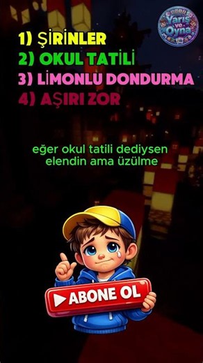 🎮 Yarış ve Oyna 22! Benimle Aynısını Söylersen Elenirsin!