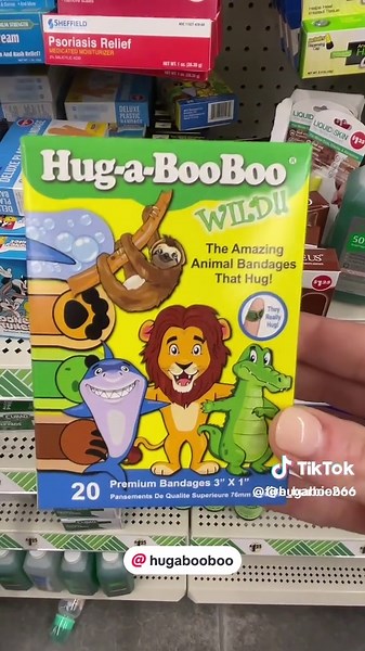 #dollartreefinds #bandages #dollartree #booboo #trex #tyrannosaurusrex #shark #dinosaurs #sloth #lion #Hugabooboo #alligator #bandaids #viral #momlife
