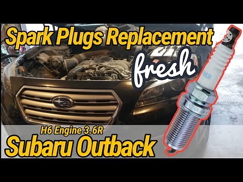 How to change All 6 Spark Plugs Subaru Outback 3.6R Engine