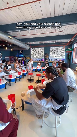 Looking for a new activity in Philly? 👀 Our Philly Room Clay studio is here✨It’s the city’s most creative spot to play with clay, make art, and vibe out! Tag your crew and book a class today 🥰 #pottery #visitphilly #thingstodo | YAY CLAY