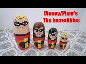 My Nesting Doll Collection #0129 – Disney/Pixar’s The Incredibles Nesting Dolls (4 Total)