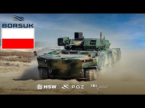 Poland launches new domestically made Borsuk IFV with 40 mm cannon!