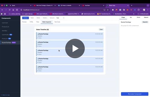 React-test-block: Isolated Component Testing as a Development Overlay Testing React components in isolation is essential for maintaining control, accuracy, and confidence in large, evolving… | Vikas Avnish