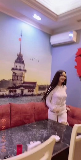 Dance Performance in a Room with Turkish Decor