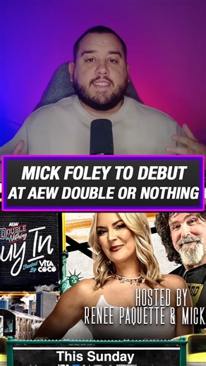 Mick Foley to debut at AEW Double Or Nothing