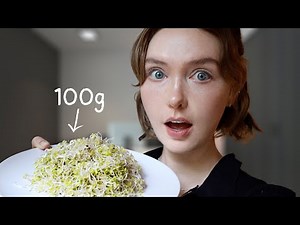 how I eat 100g of broccoli sprouts every day.