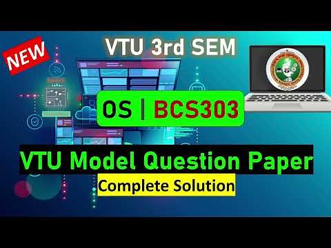 OS Model Paper and Solutions | BCS303 | Operating Systems
