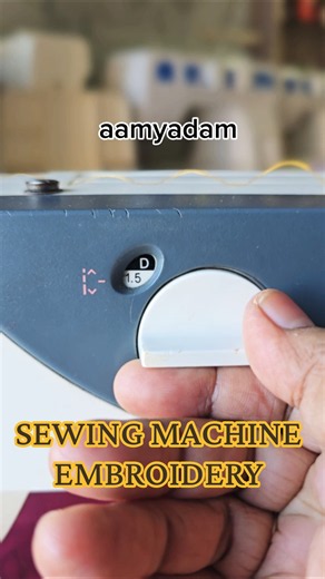 Embroidery with a regular sewing machine #aamyadam ##regularsewingmachine #pfaff #flower #tutorial